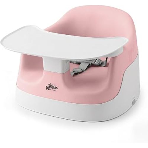 Tiny Marvels Baby Booster Seat, Ergonomic & Comfortable EVA Material, Pink