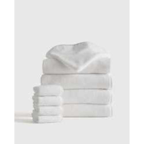 Organic Turkish Cotton Kids Bath Bundle 8-Pack in White