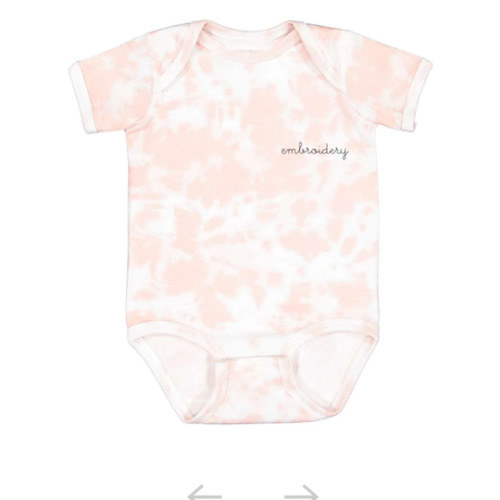 Personalized Tie Dye Baby Onesie – Custom Embroidered | juju + stitch