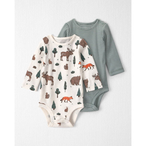 Baby 2-Pack Organic Cotton Bodysuits - Little Planet | Carter's