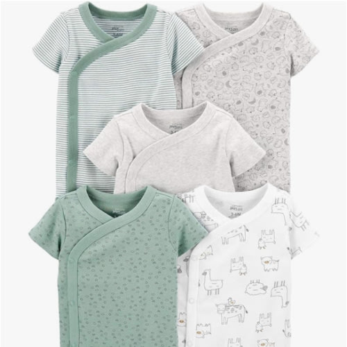Simple Joys by Carter's unisex-baby 5-pack Side Snap Short-sleeve Bodysuit