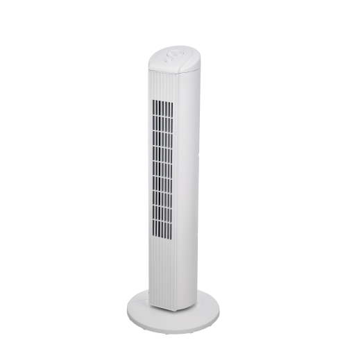 Mainstays 28-Inch Tower Fan with 3-Speed Settings and Oscillation, White