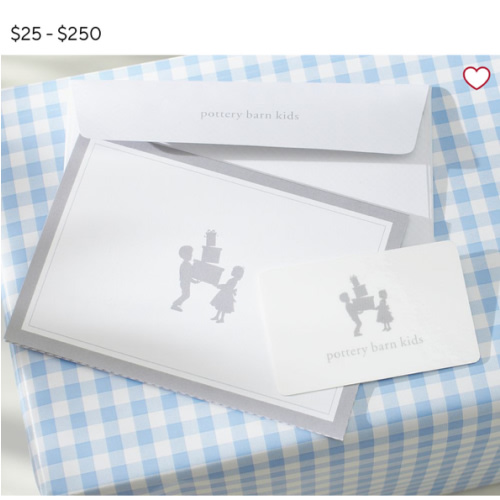 Pottery Barn Kids Gift Cards