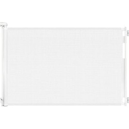 70 Inch Wide Retractable Baby Gate for Doorways, Extra Long Dog Gate Indoor Pet Gate Retractable Gate Outdoor Gates for Decks, Extra Long Baby Gates for Large Openings, White
