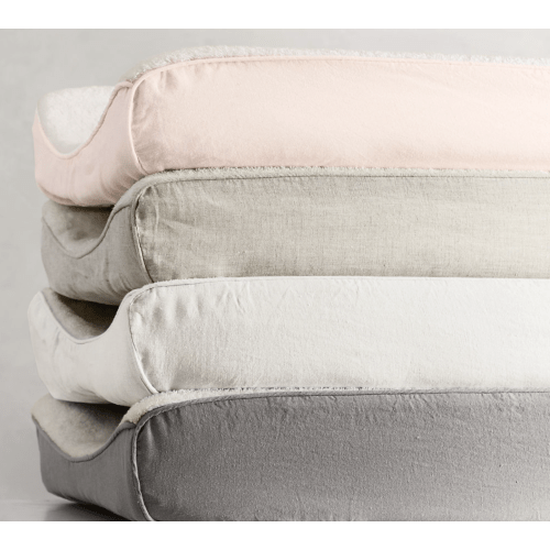 Washed Organic Linen Changing Pad Cover | RH Baby & Child