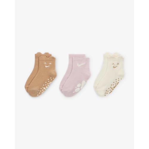 Nike Cozy Comfort Baby (0-6M) Ribbed Gripper Socks (3 Pairs). Nike.com