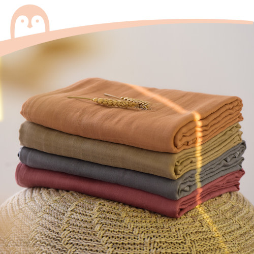 Muslin Swaddle Blanket (4 Pack) - Warm Amber