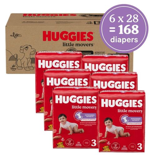 Huggies Little Movers Baby Disposable Diapers - (Select Size and Count)