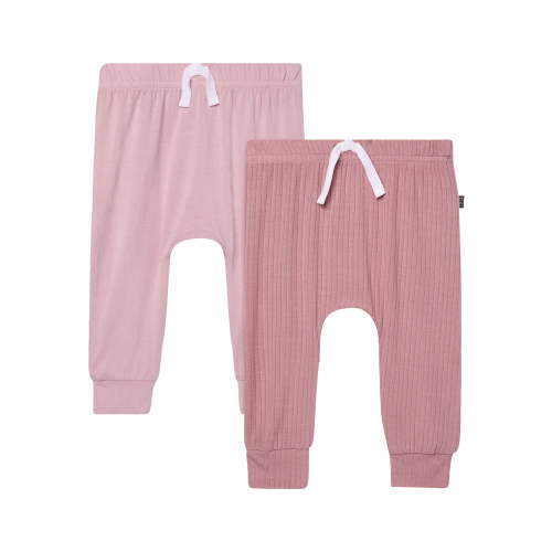 Modern Moments by Gerber Baby Neutral Super Soft Viscose Pants, 2-Pack, Sizes Newborn - 12 Months