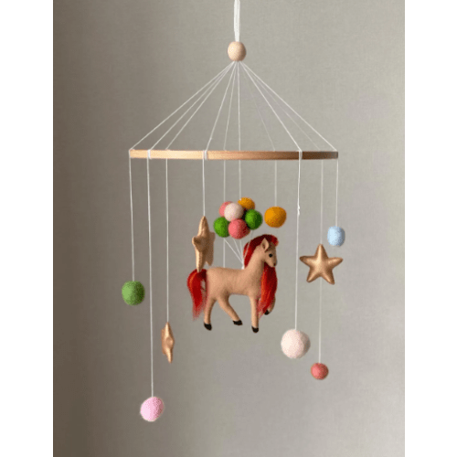 Fire horse mobile, Year of the Fire Horse 2026, crib mobile