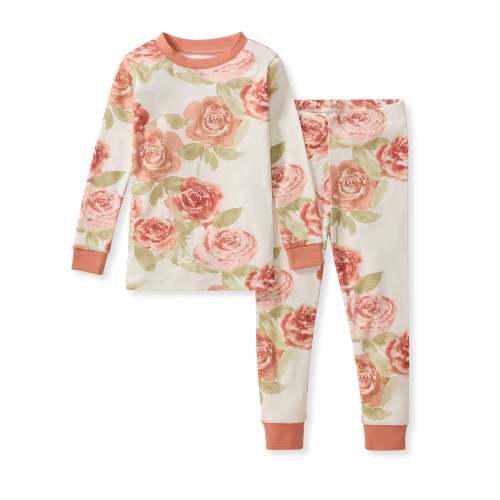 Autumn Rose Garden Organic Cotton Two-Piece Pajamas – Burt's Bees Baby