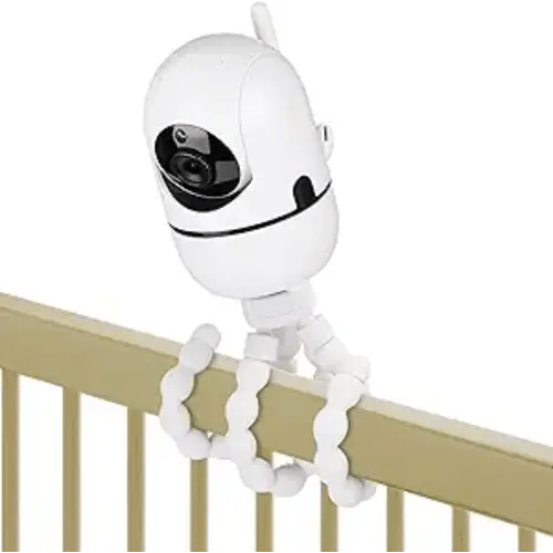 Tripod Baby Monitor Mount for HelloBaby HB65/HB40/HB6550/ HB6560/ HB6240/ HB6148/HB66/HB6339, ANMEATE 549/SM935E, Flexible Baby Camera Mount Attach Your Camera Wherever You Want (Camera NOT Include)