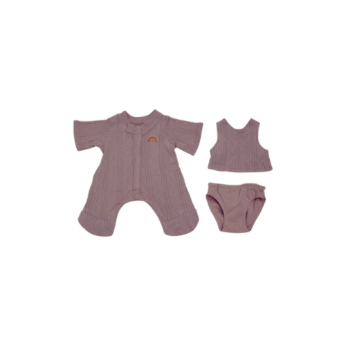 Dinkum Dolls Pointelle PJ Set - Lavender
