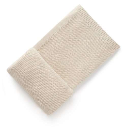 Beige Textured Blanket - Purebaby