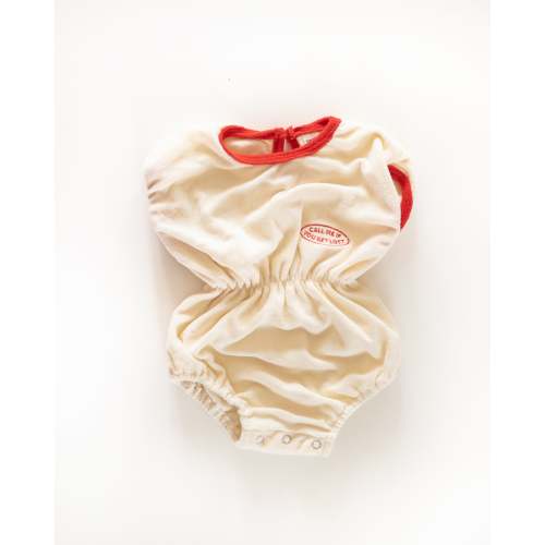 terry romper – Pigeon said please