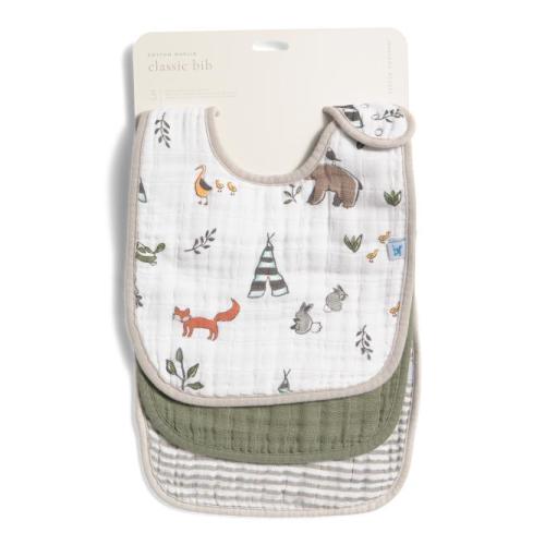 3pk Forest Friends Muslin Classic Bibs | Kids & Baby | TJ Maxx