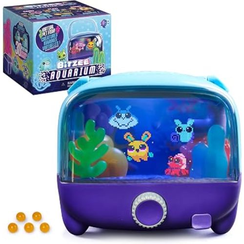 BITZEE Aquarium Interactive Fish Tank Toy & Digital Pet, Ages 5+