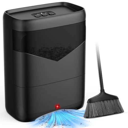 VicTsing Touchless Automatic Dustpan Vacuum, 2-Speed Stationary Electric Dustpan with Powerful Suction for Pet Hair, Hair Salons, Home Kitchen Floors