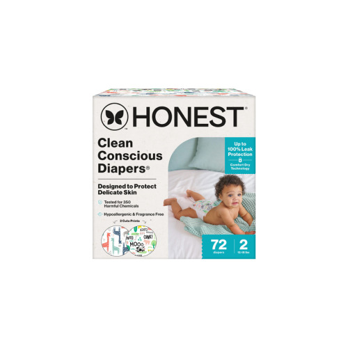 The Honest Company Club Box Diapers Giraffes and Barnyard Babies