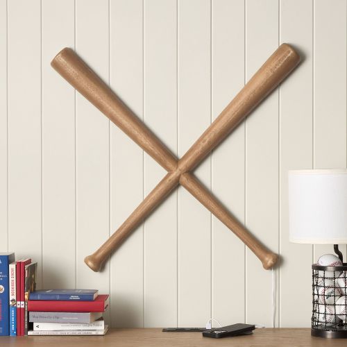 Backlit Baseball Bat Decor