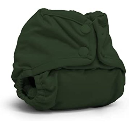 Kanga Care Rumparooz Double Leg Gusset Reusable Cloth Diaper Cover Newborn Snap | Pine 4-15 lbs