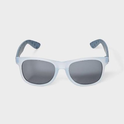 Toddler Boys' Shark Sunglasses - Cat & Jack™ Gray: Surfer Shade, Lightning Pattern, Uv Protection, Recycled Plastic Frame