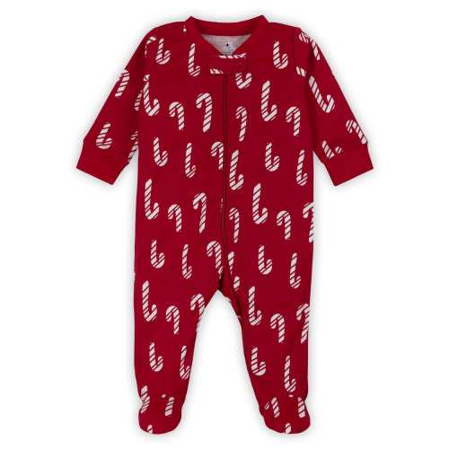 Little Star Organic Baby and Toddler Christmas Pajama Set, One-Piece, Sizes 0/3M-5T