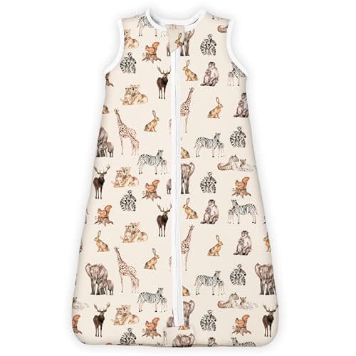 TOTBASIC Sleep Sack 6-12-15 Months 1.0 TOG, Ultra Soft Sleeping Bag, Premium Baby Wearable Blanket with 2-way Safe Zipper All Season Sleep Sacks