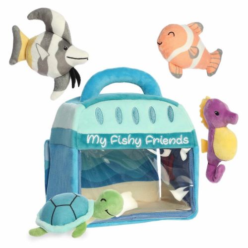ebba Small My Fishy Friends Baby Talk Engaging Baby Playset Blue 6.5"