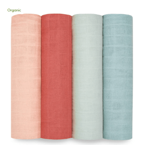aden + anais | Mother Earth Organic Muslin Swaddle Blanket 4pk