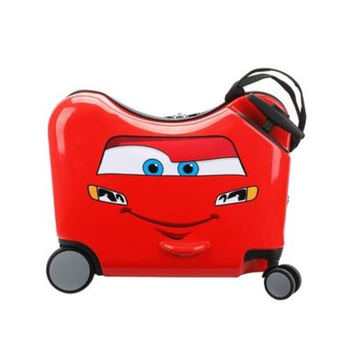 Disney Cars Carry On Spinner Hardside Ride On Suitcase - Red