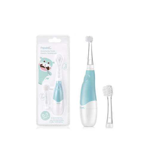 BabyHandy Sonic Electric Toothbrush - Mint Blue for Ages 0-3 Years