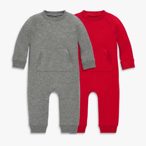 The baby sweatshirt romper 2-pack | Primary.com