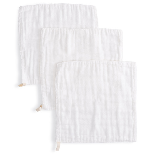 Anvi Baby Organic Face & Burp Cloth / Towel -White Crow | Buy at Best Price from Mumzworld