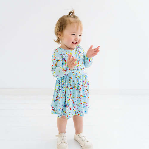 Friends Forever Twirl Dress with Bodysuit