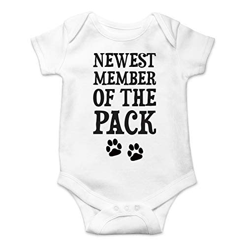 Newest Member of The Pack - Funny Baby Essentials Bodysuit - Infant Girl Clothes Newborn Outfit