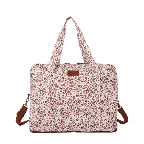 The Pack Up Duffle Fall Brown Floral | Poppy and Peonies – www.poppyandpeonies-us.com