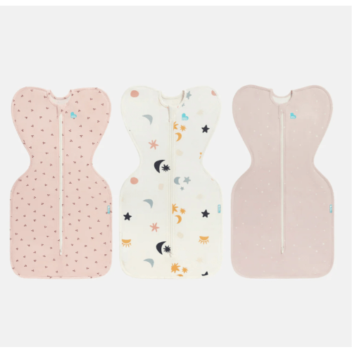 Swaddle Up Starter Bundle 1.0 TOG | Blush Cherries | Buff Lunar | Pink Twinkle
