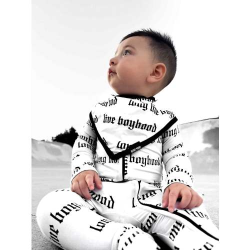 Bamboo Bandana Bib in Long Live Boyhood