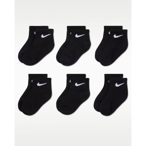 Nike Swoosh Baby Ankle Socks (6 Pairs). Nike.com