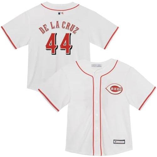 Elly De La Cruz Cincinnati Reds MLB Baby Infants 12-24 Months White Home Player Jersey