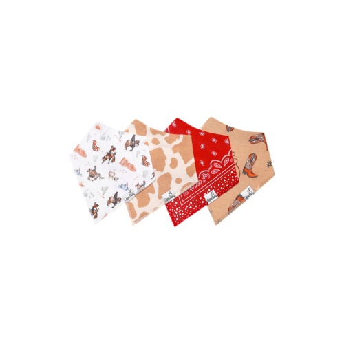 Boone Assorted 4-Pack Bandana Bibs