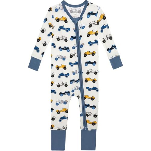 Posh Peanut Convertible Baby Sleepers - Boys Footless Baby Pajamas with 2 Way Zipper for Easy Diaper Changes