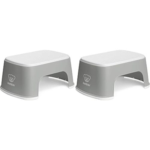 BabyBjörn Step Stool, Gray/White (Pack of 2)
