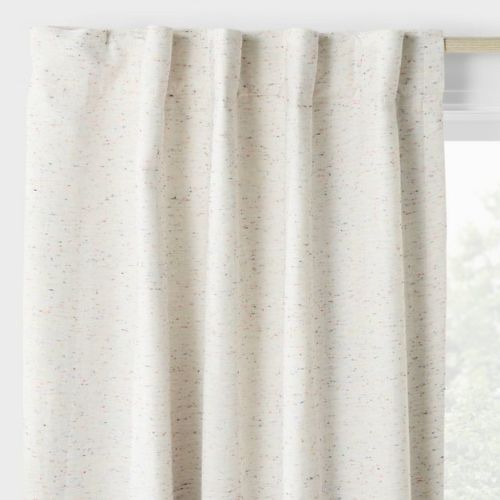 42"W x 84"L Speckled Multi Color Kids' Blackout Window Panel - Pillowfort™