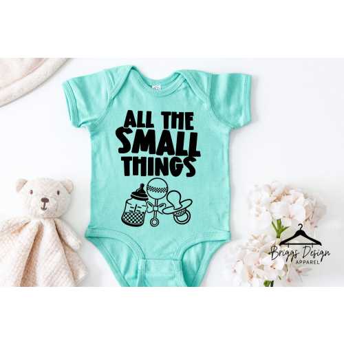 All the Small Things Elder Emo Baby Bodysuit: Pop Punk Lyric Newborn Outfit