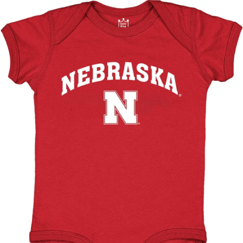 Little King NCAA Infant Romper-Arch Team Logo-100% Soft Cotton-Sizes 0-3M 6M 12M 18M