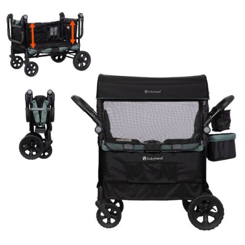 Baby Trend Quest PLUS 3-in-1 Stroller Wagon - Madrid Green