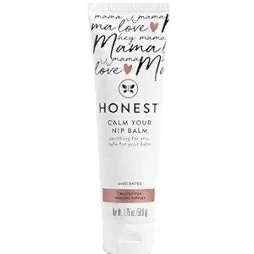 The Honest Company Mama Calm Your Nip Balm, Nourishing Soothing Nipple Cream for Nursing, Naturally Derived and Safe Sensitive Baby Skin, 1.75 fl oz