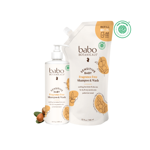 Sensitive Baby Shampoo & Refill Set